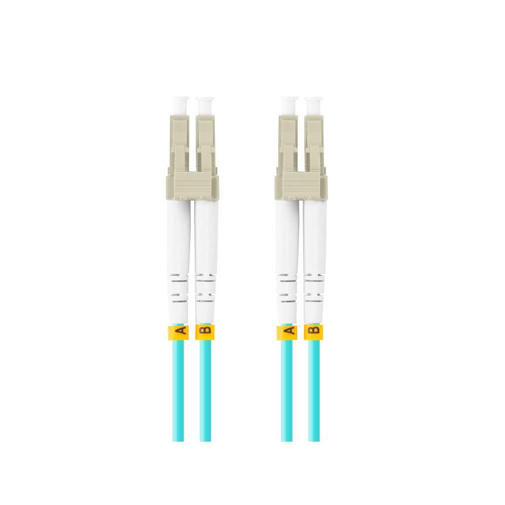 Latiguillo fibra 1m lanberg multi lc/upc-lc/upc duplex om3 50/125 lszh azul