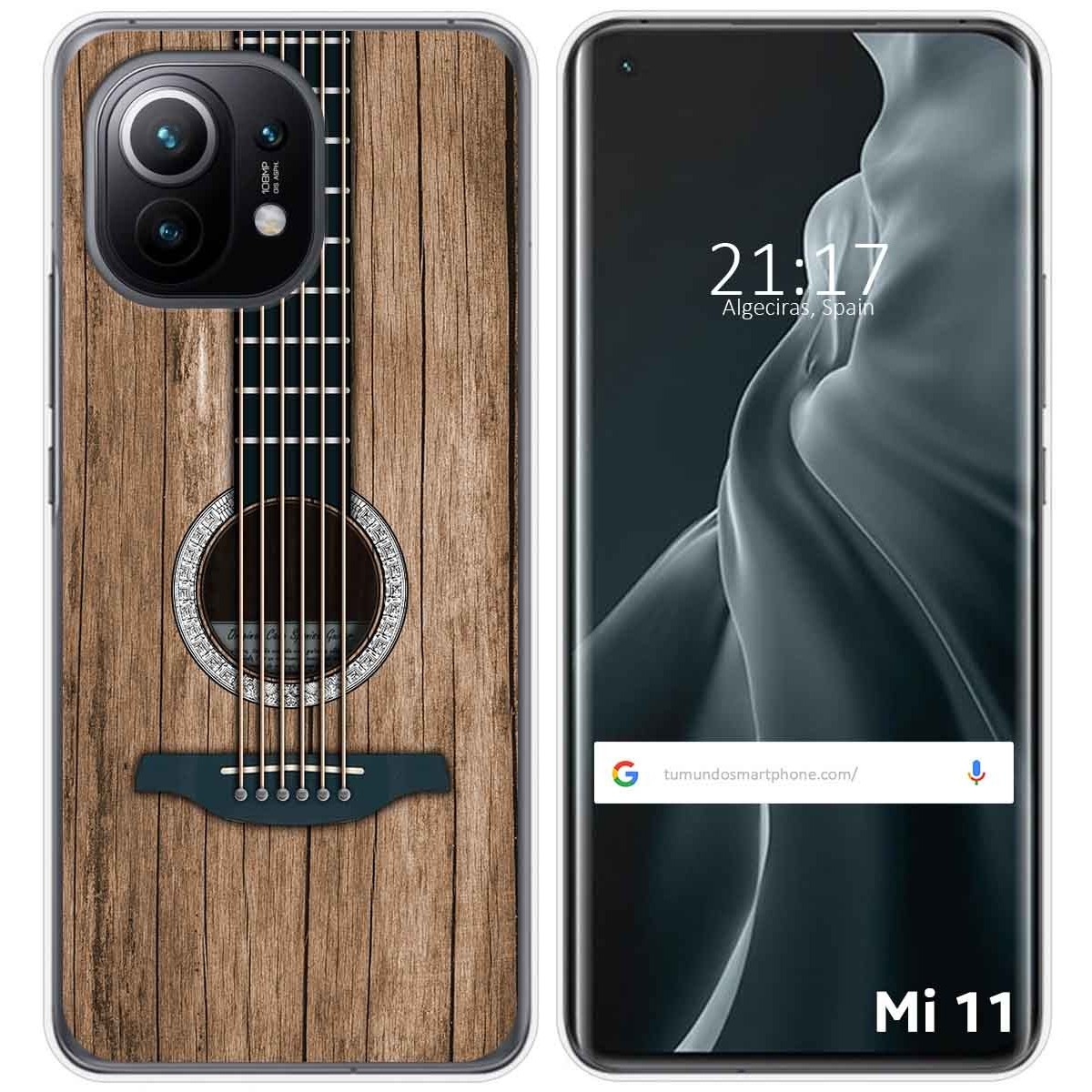 Tumundosmartphone Funda Gel Tpu para Xiaomi Mi 11 5G diseño Madera 11 Dibujos