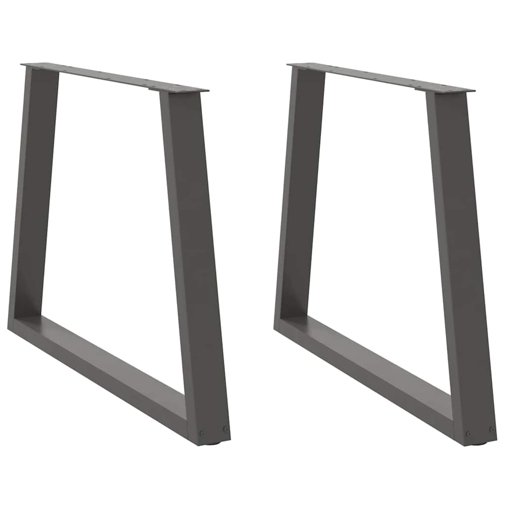 vidaXL Patas para mesa de comedor en forma de V (2 unidades) 100 x (72-73,3) cm, acero
