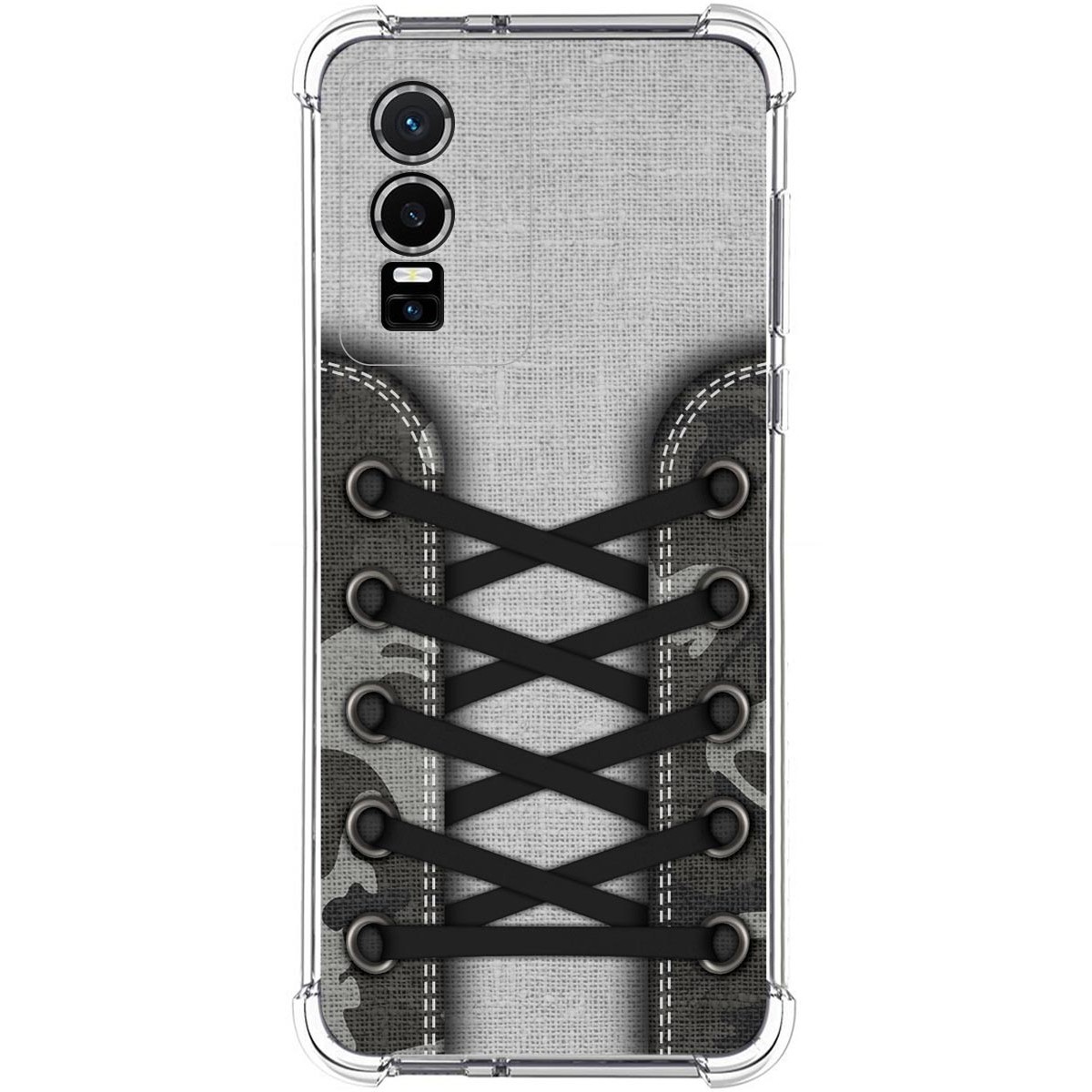 Funda Silicona Antigolpes para Vivo Y76 5G diseño Zapatillas 16 Dibujos