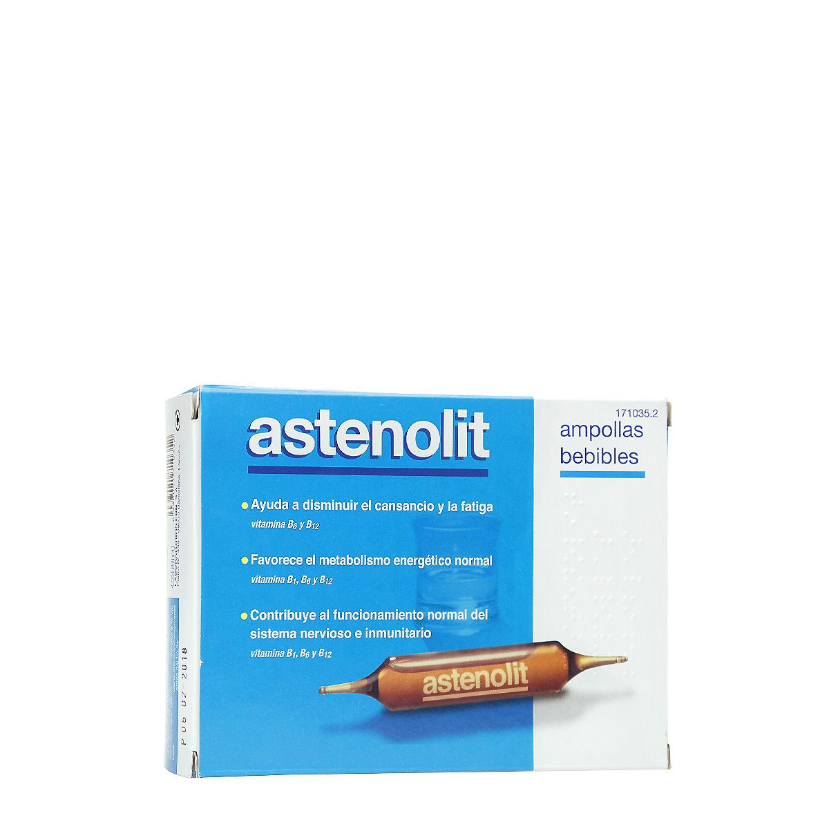 Astenolit - Astenolit 12 ampollas 10ml