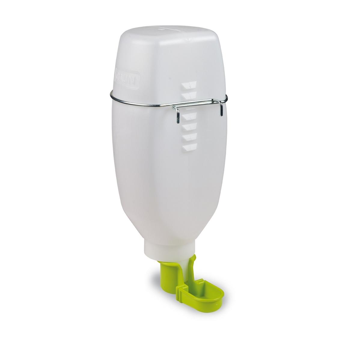 GAUN Bebedero con botella para aves de 2 litros
