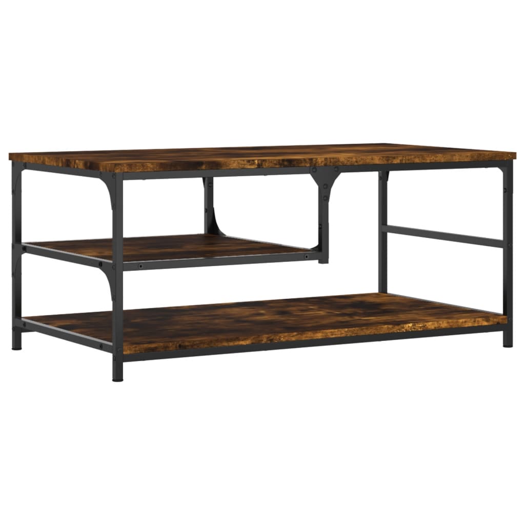 Vidaxl Mesa de Centro de Madera Contrachapada 90x49x40 Cm Negro