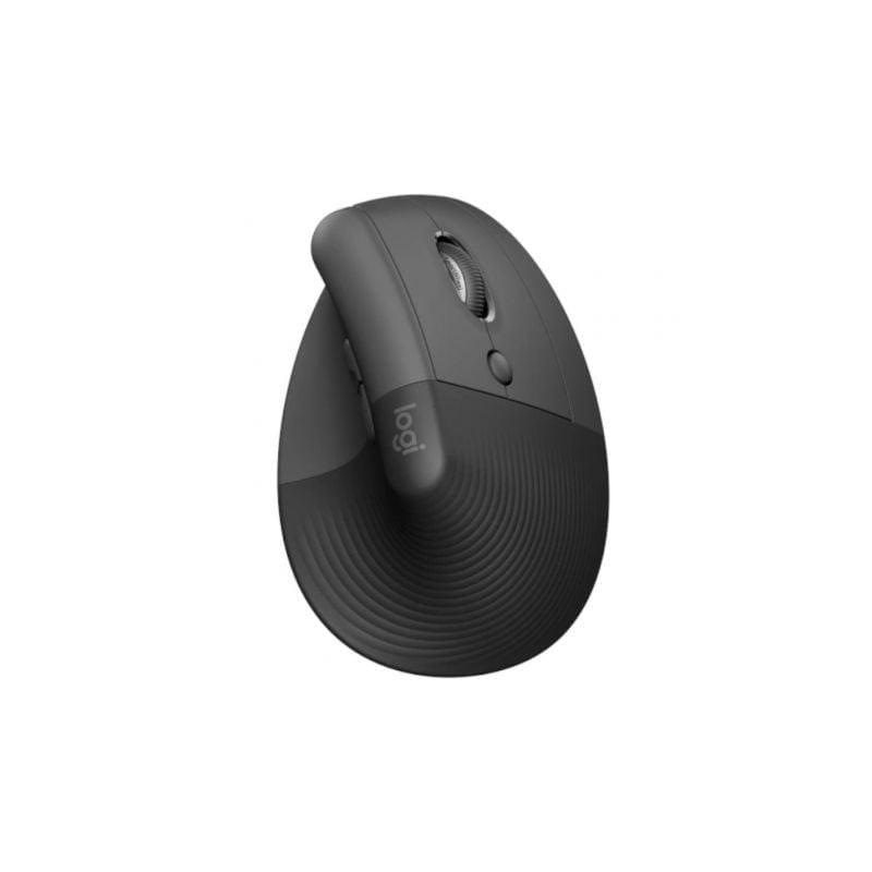 Ratón Logitech inalámbrico 4000 DPI vertical ergonómico Bluetooth Logi Bolt 6 botones
