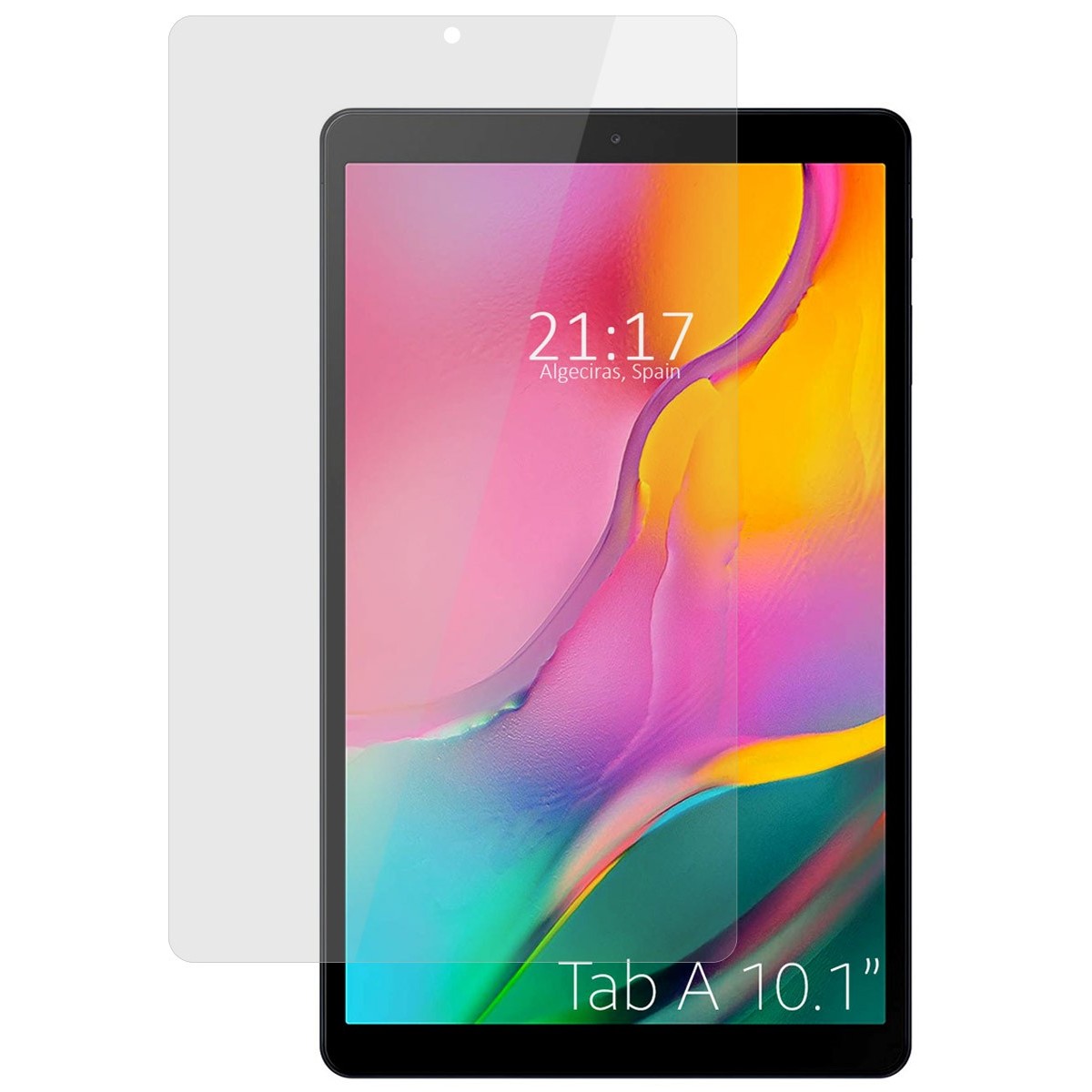 Tumundosmartphone Protector Cristal Templado para Samsung Galaxy Tab A 10.1 (2019) T510 / T515 Vidrio