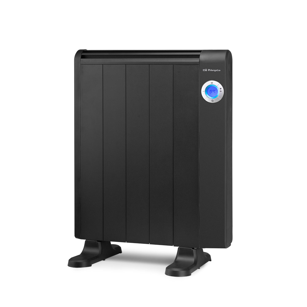 Orbegozo RRW 805 - emisor térmico WIFI sin aceite, 5 elementos, mando a distancia, display LCD, soporte para pared y suelo, programable, 3 modos de funcionamiento, 800 W