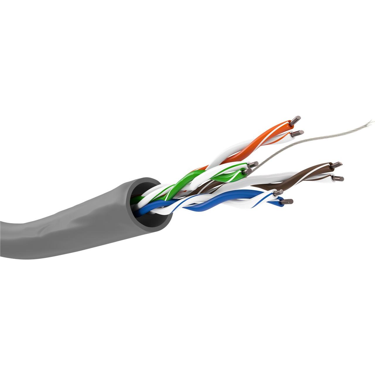 Goobay 68710 cable de red Gris 100 m Cat5e U/UTP (UTP)