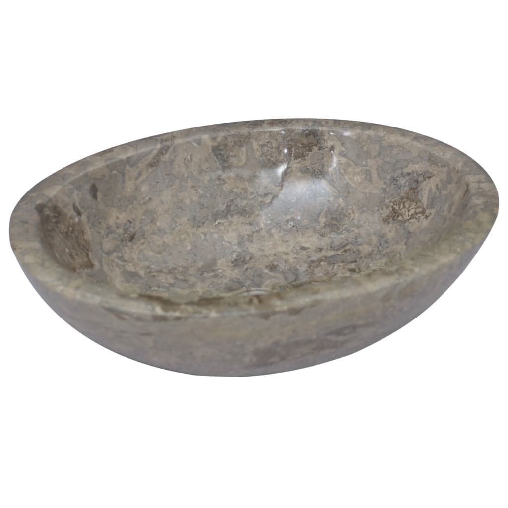 vidaXL Lavabo Mármol 53x40x15 cm Lavamanos Inodoro Baño Cuenca Fregadero Color Negro,  Crema,  Gris y mas