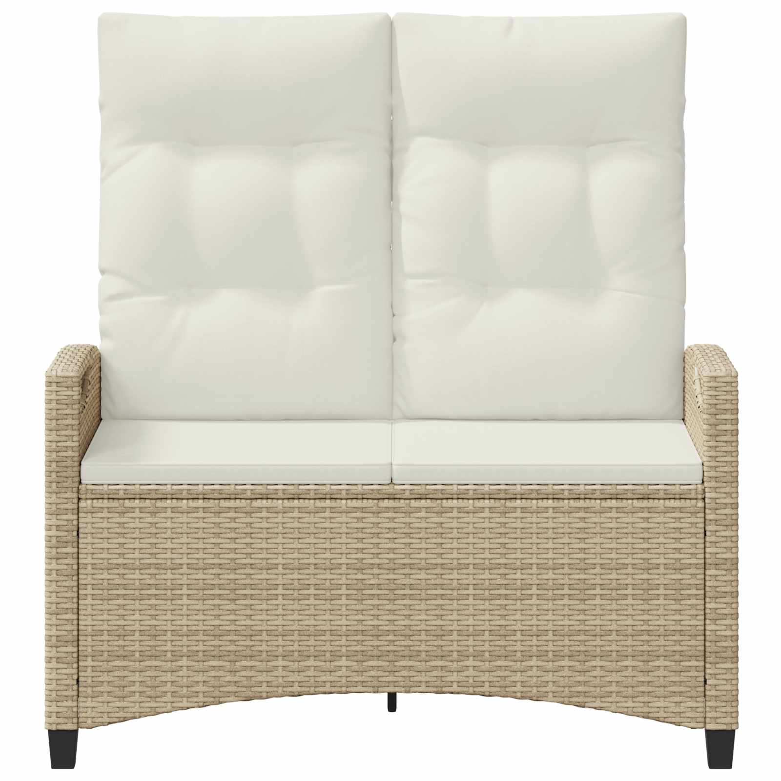 vidaXL Banco de jardín 105 x 60 x 112 cm Acero y Poliéster