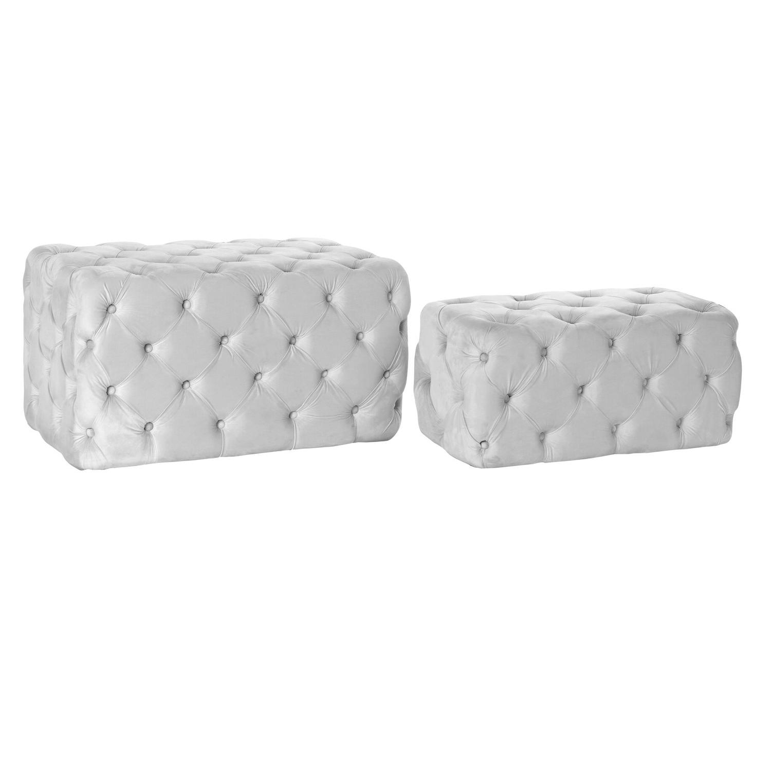 Descalzadora Set 2 Poliester Mdf 88X53X48 - Fijalo - El mejor complemento para tu hogar.