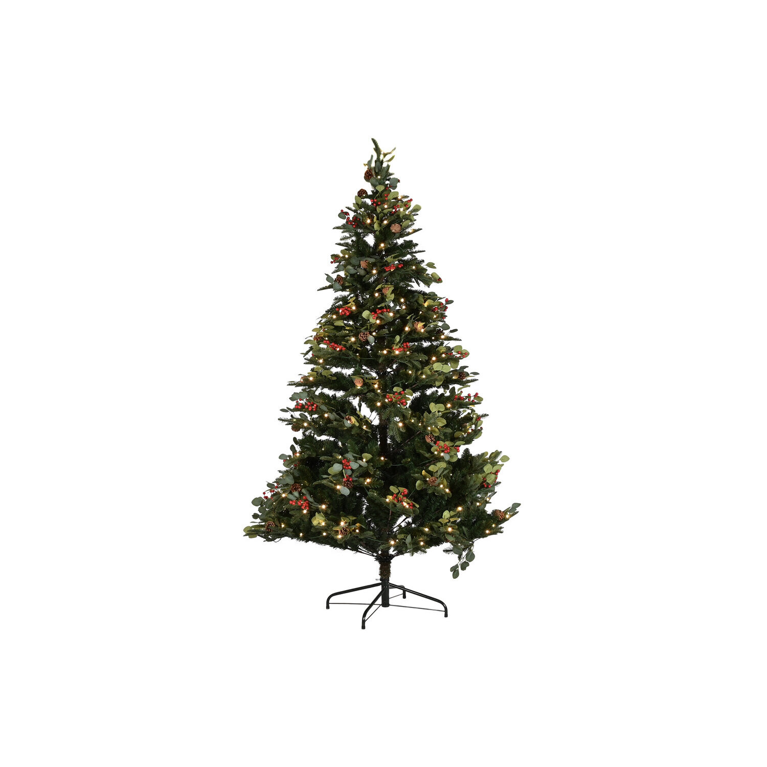 Arbol led pvc 144x144x240 eucalipto verde , Navidad alpina bosque tradicional. La mejor decoración de navidad para tu hogar.