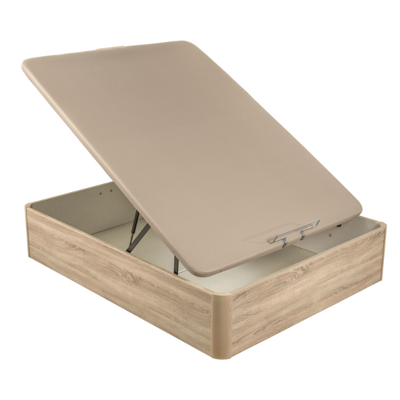 Canapé Abatible De Alta Capacidad Pikolin Naturbox 2.0 Plus De Madera Con Gran Espacio De Almacenamiento Extra Tapa Transpirable Varios Colores | Entrega, Instalación en Domicilio y Retirada de Usado Incluida |  TUCAMA