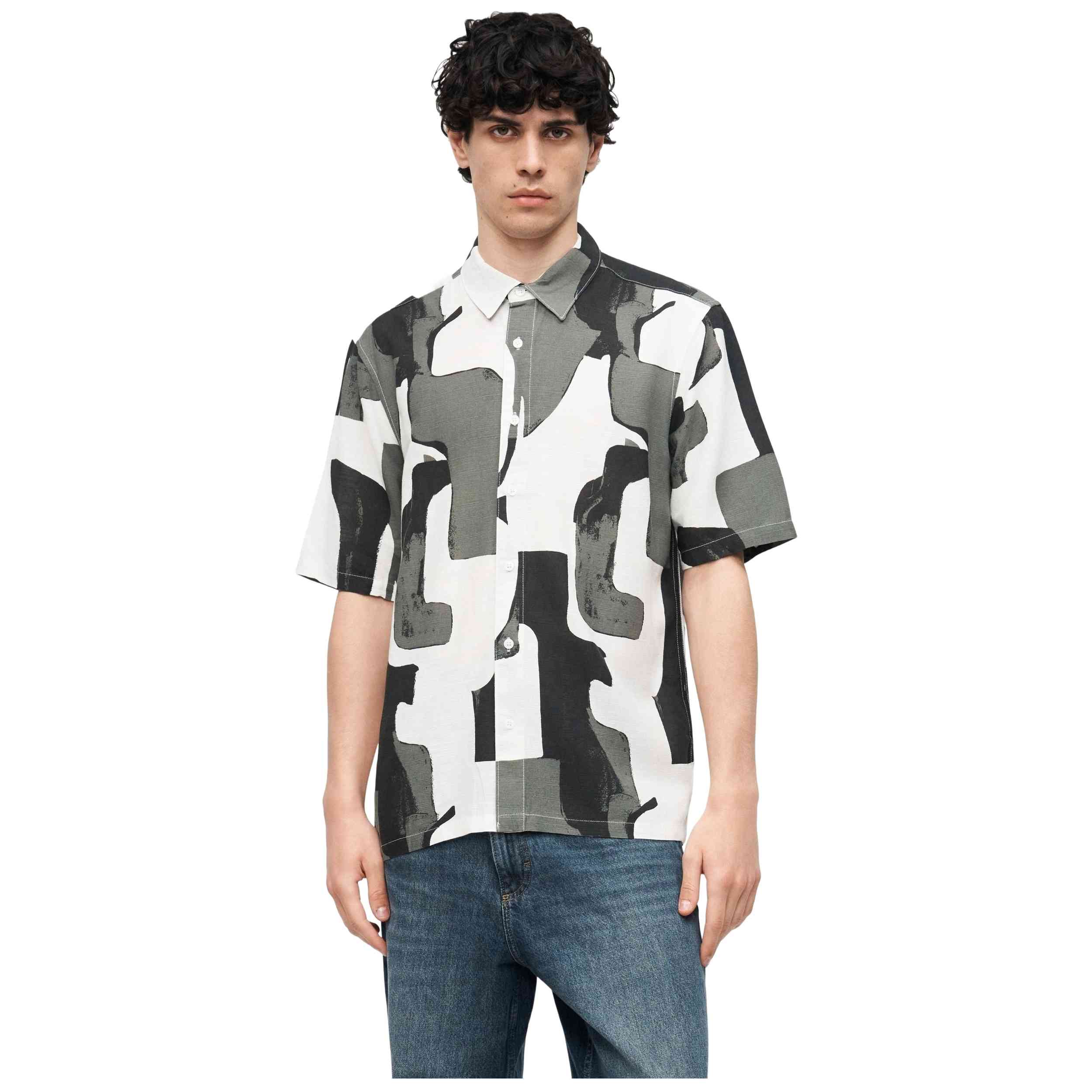 Camisa Only & Sons Onsharvi Life Ss Aop Shirt Noos