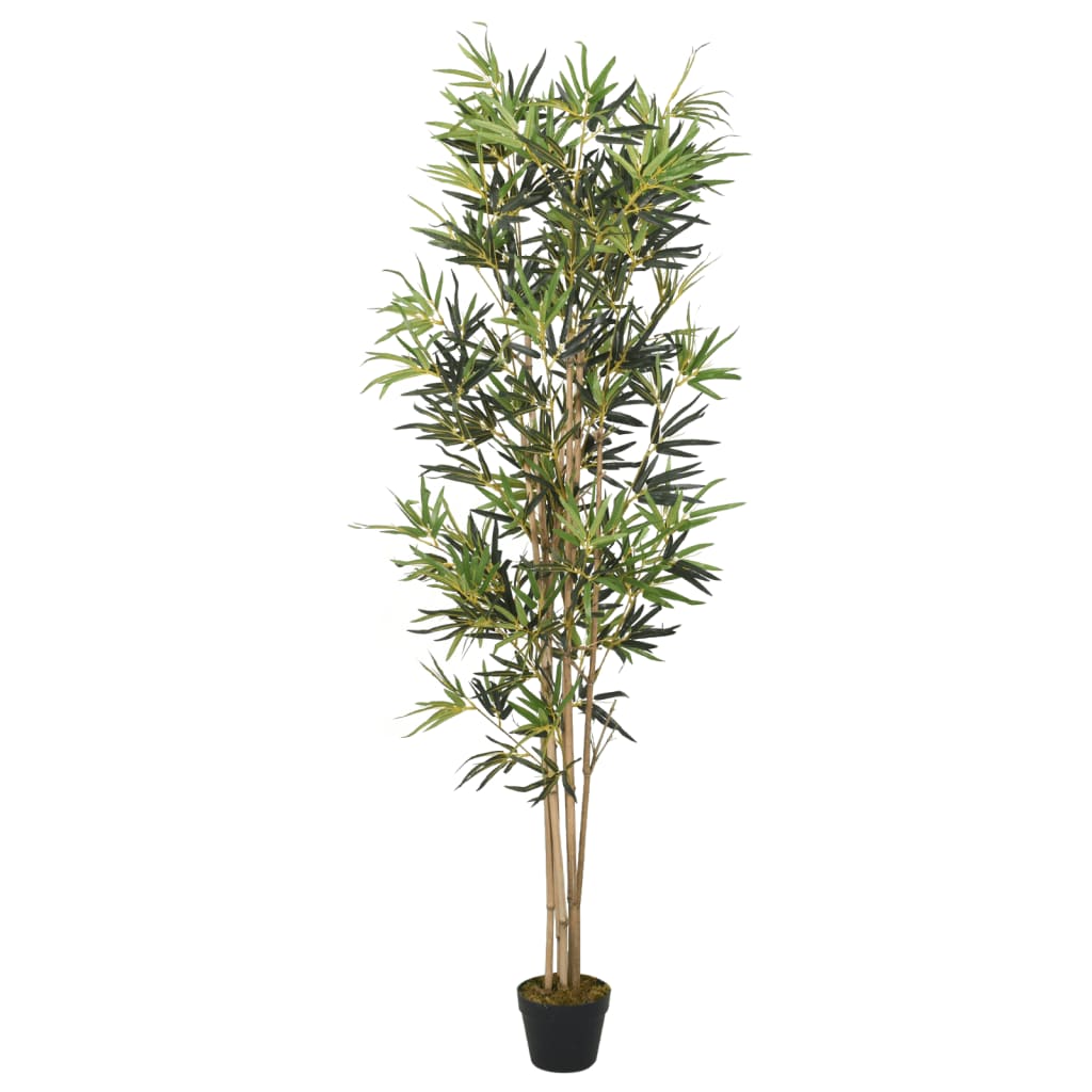 vidaXL Árbol de Bambú Artificial con Planta Decoración Verde Dimensiones Ø 14 x 80 cm (368 hojas),  Ø 16 x 120 cm (552 hojas),  30 x 14 x 80 cm (368 hojas) y mas