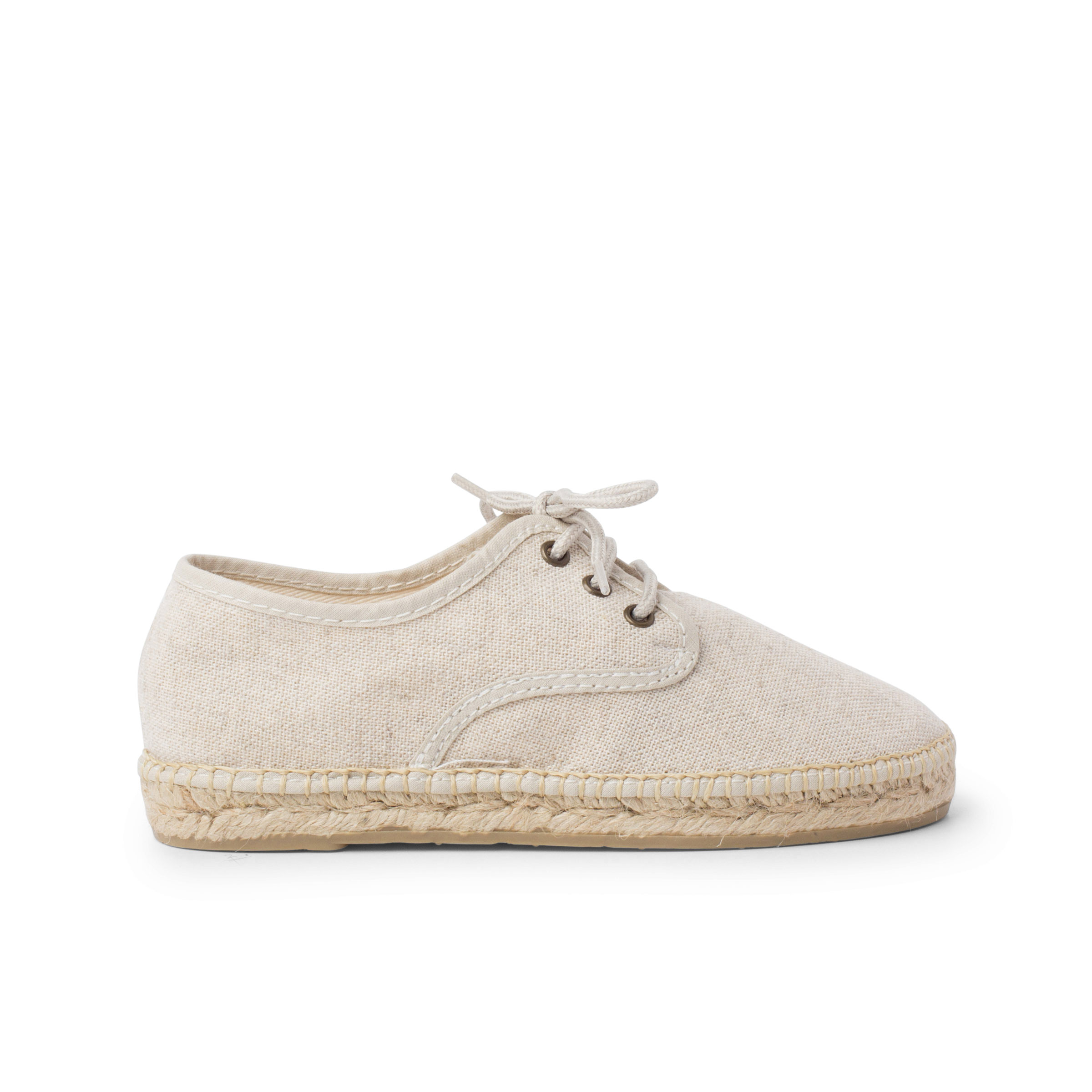 Pisamonas Blucher Lino Suela Alpargata Niños