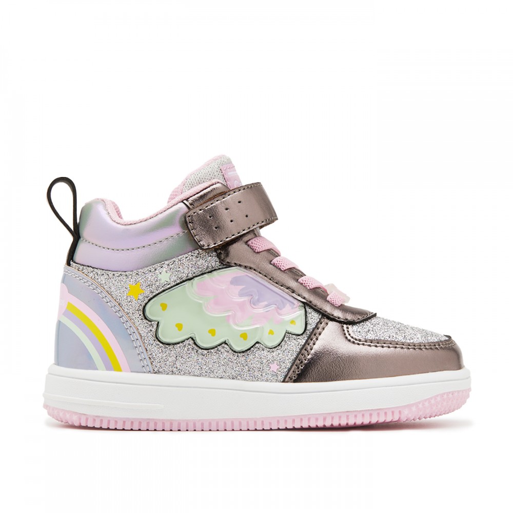 Zapatillas deportivas niña CONGUITOS 224055PEWTER DEPORTIVO BOTA LUCES PEWTER 36680 25I