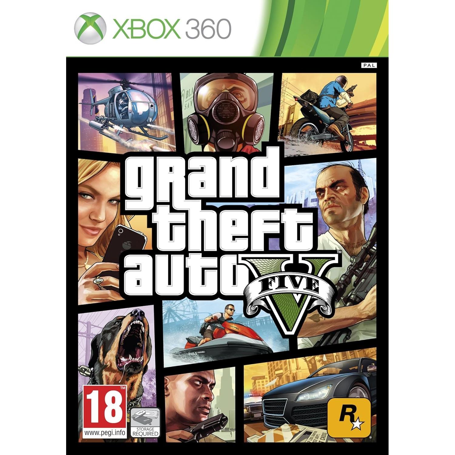 Grand Theft Auto V (GTA 5) Juego para Consola Microsoft XBOX 360