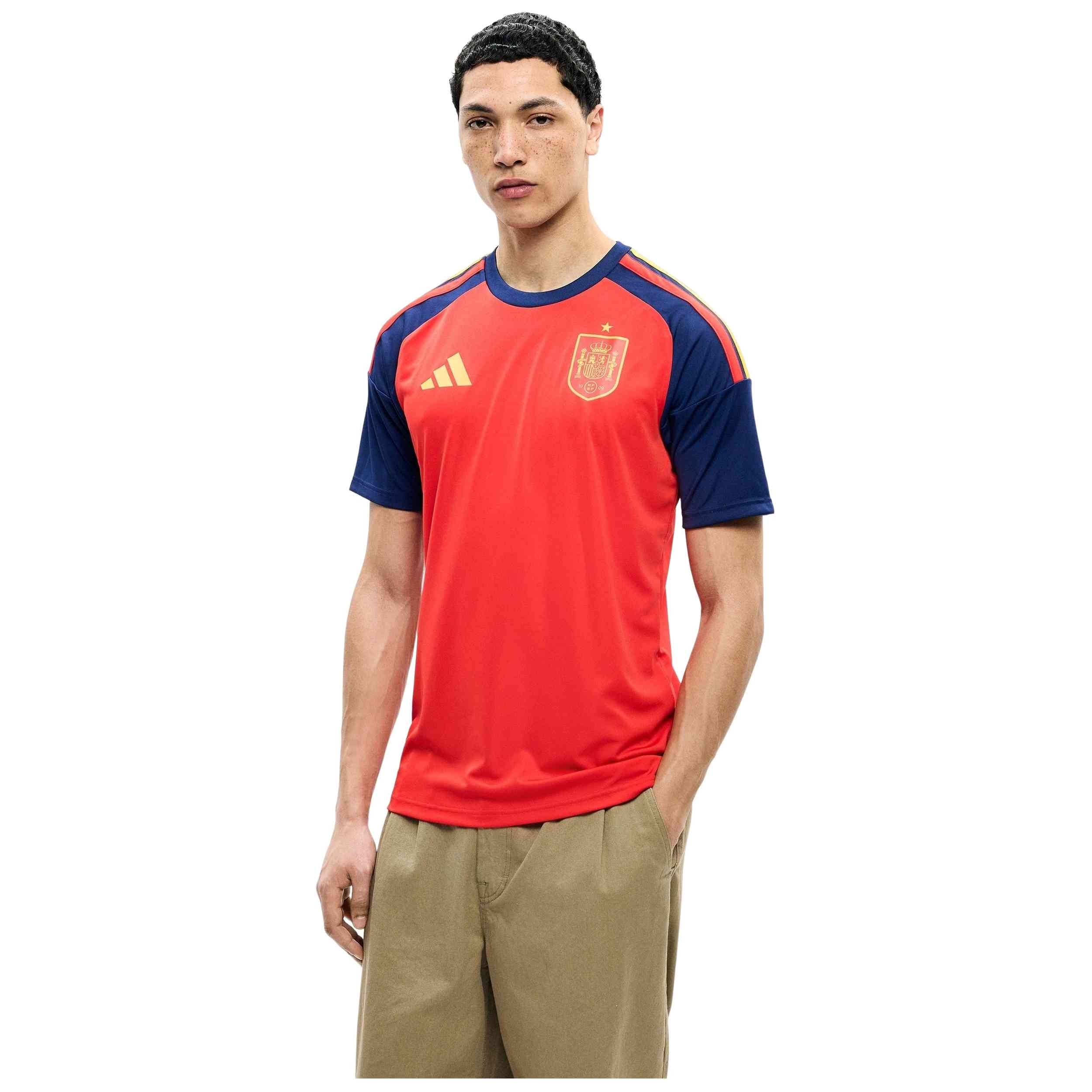 Camiseta De Futbol Adidas modelo RFEF H JSY FAN para Hombre en color Rojo