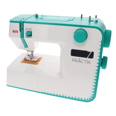 Máquina de coser doméstica Alfa Practik 7 con 23 puntadas y ojal automático