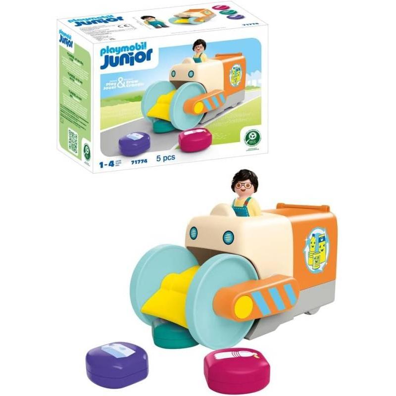 PLAYMOBIL JUNIOR 71774 VEHÍCULO RECOLECTOR DE BASURA