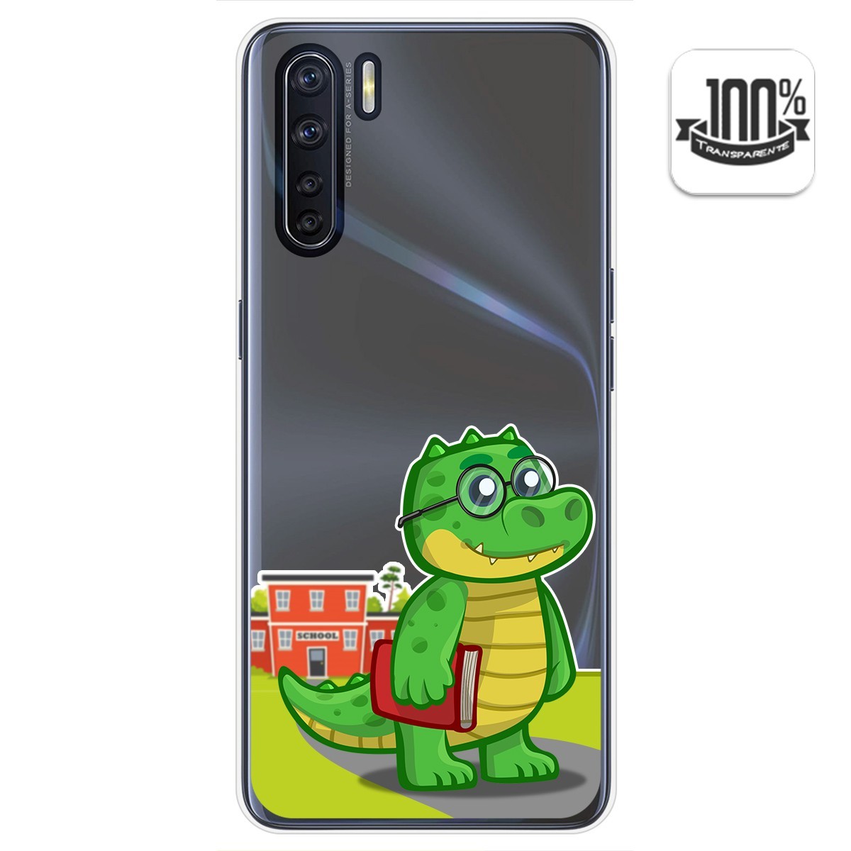 Tumundosmartphone Funda Gel Transparente para Oppo A91 diseño Coco Dibujos