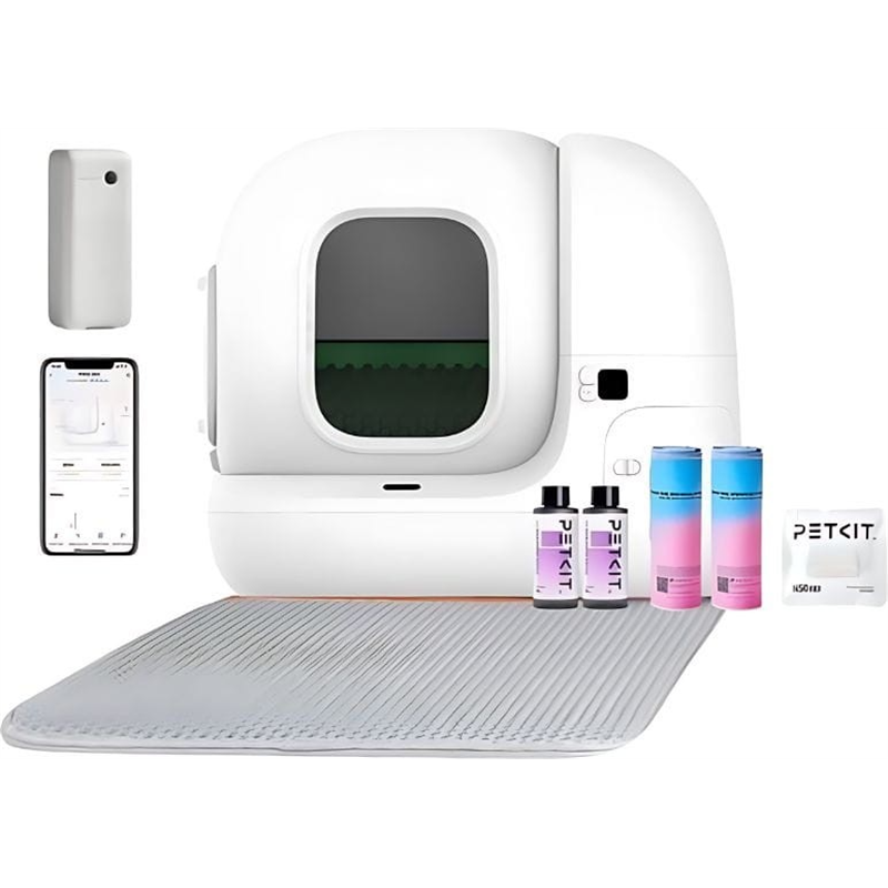 Arenero Automático PETKIT Pura Max 2 - Con tecnología xSecure e incluye kit de eliminación de olores - Control APP - Capacidad e