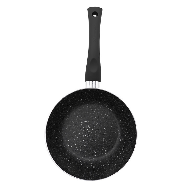 SUINGA Sarten Wok 30 cm Honda Antiadherente | Sartén de Cocina Profesional, compatible con inducción y gas | Wok Antiadherente