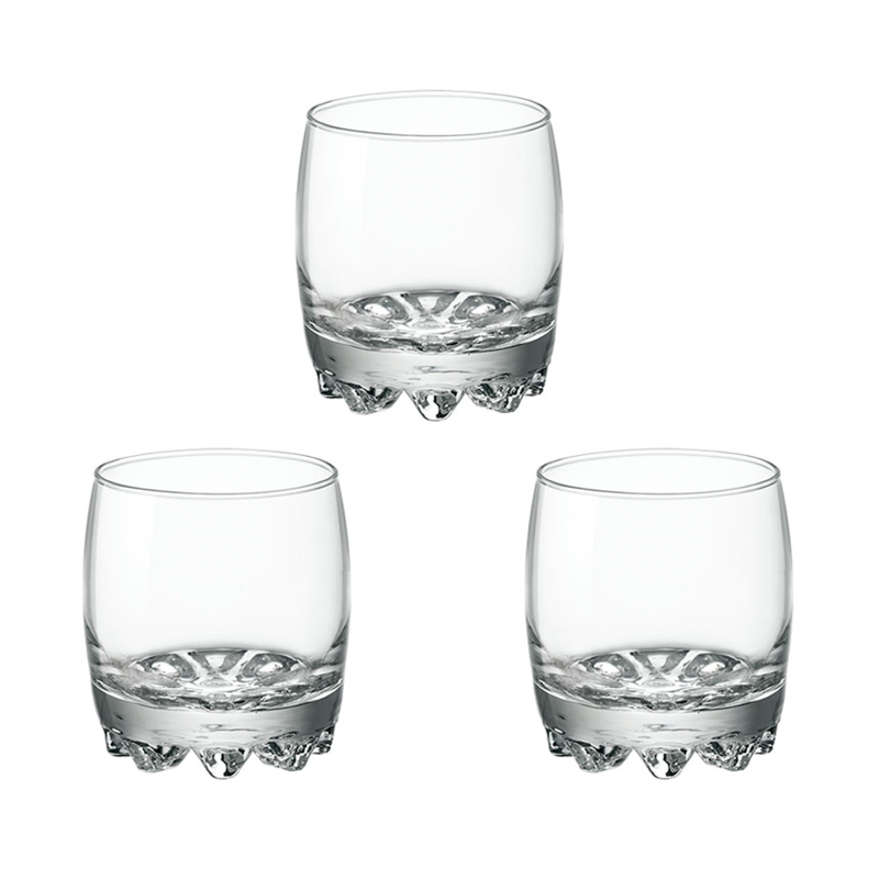 Tradineur - Juego de 12 vasos de cristal de 520 ml, pack de vasos para agua,  bebidas, ligeros, aptos para lavavajillas, 12,1 x 8