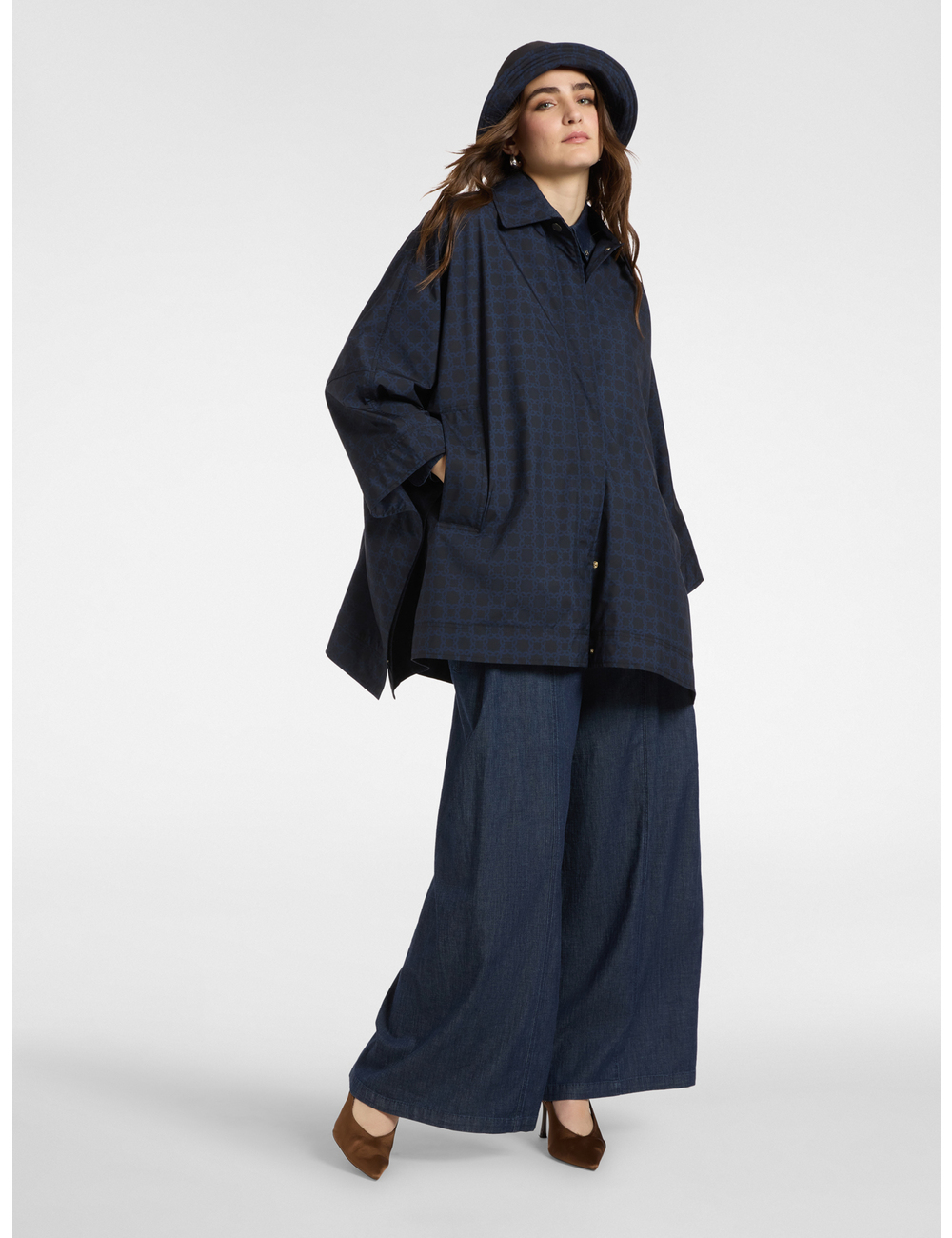 Elena Mirò - Caban en nylon Monogram
