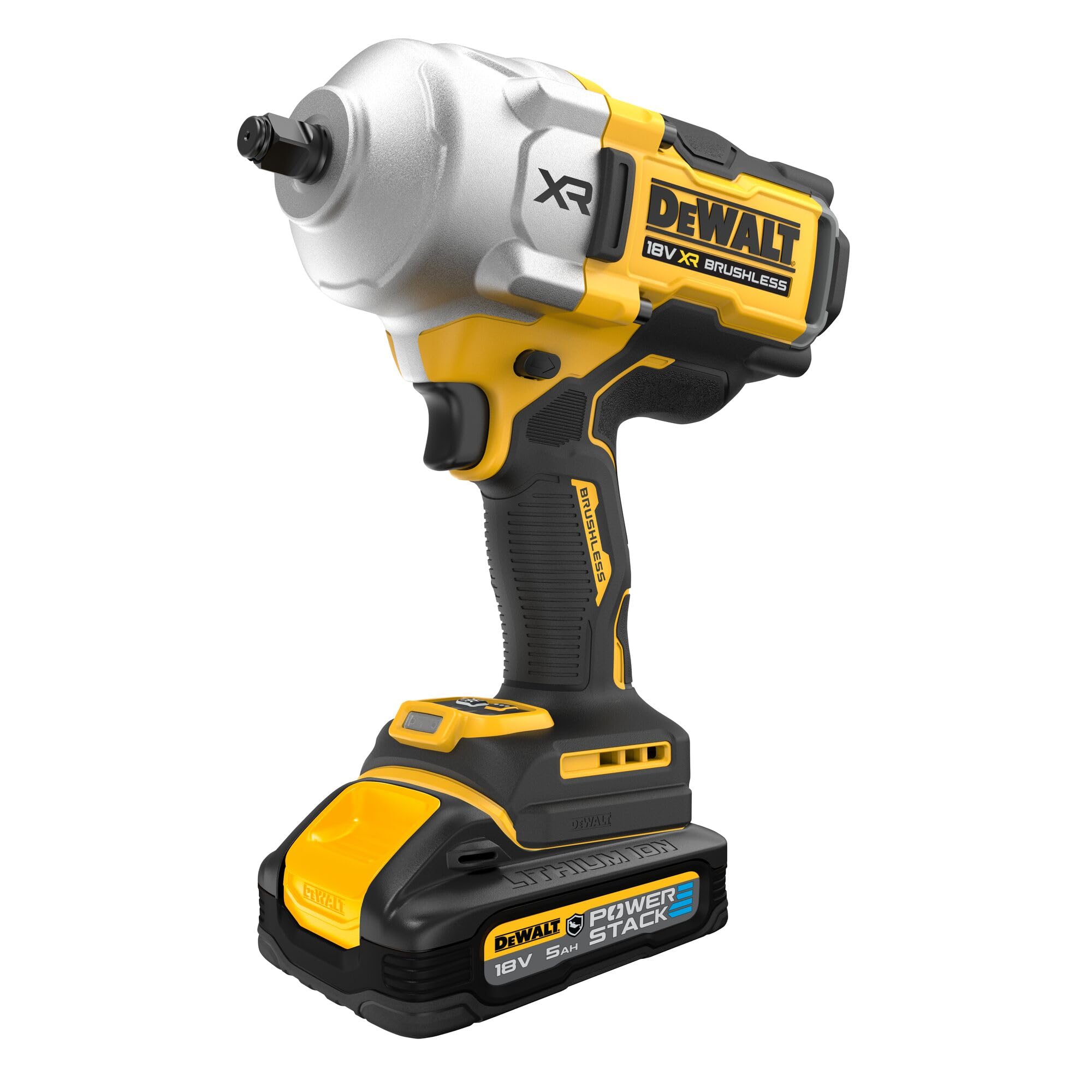Llave de Impacto DEWALT 1/2" 18V DCF961H2G, 1626Nm, 2x5.0Ah, GFN, TSTAK, Alta Potencia y Rendimiento, Ideal para Trabajos Profesionales de Alto Impacto