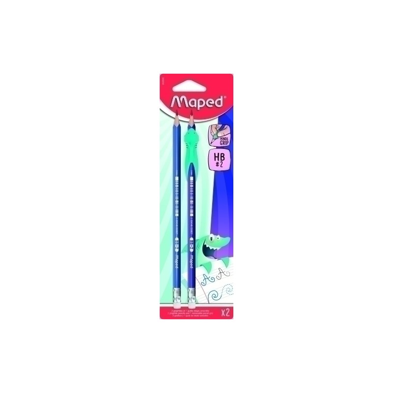 Maped - LAPIZ MAPED  - HB B/2 + 1 GRIP 853500