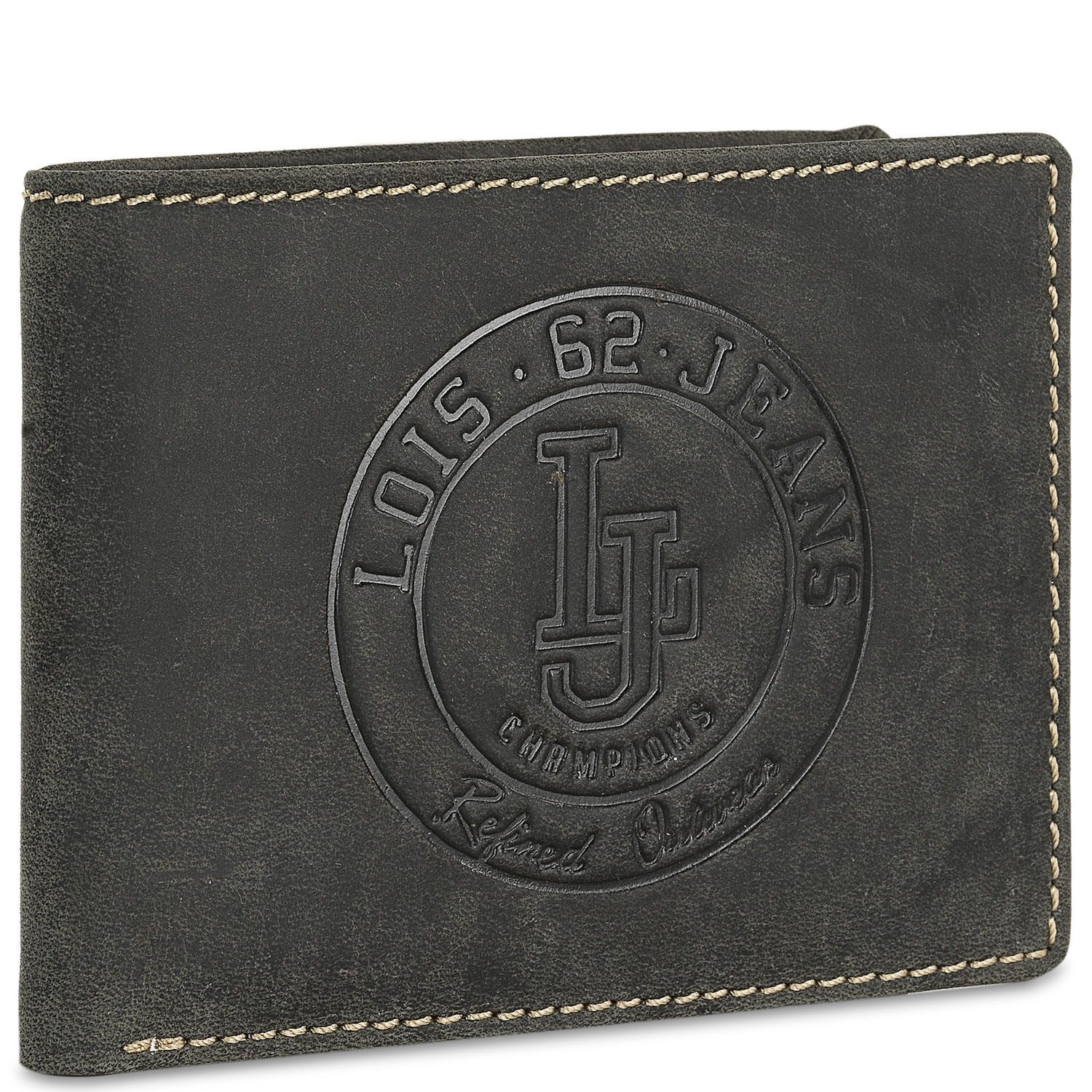 Carteras Para Hombre Piel - Cartera Hombre Marca Lois - Billeteras Para Hombre Con Compartimento Para Tarjetas - Monedero Hombre Piel Autentica Con Cremallera - Cartera Tarjetero Hombre RFID 203101