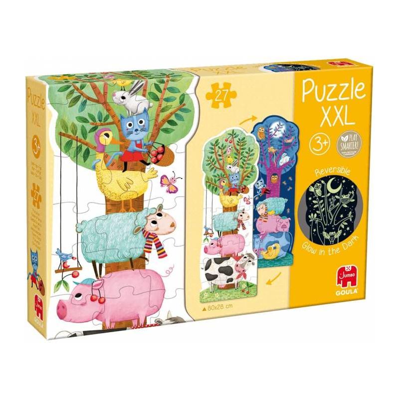 Puzzle XXL Farm Día y Noche de Diset - Aprende Jugando