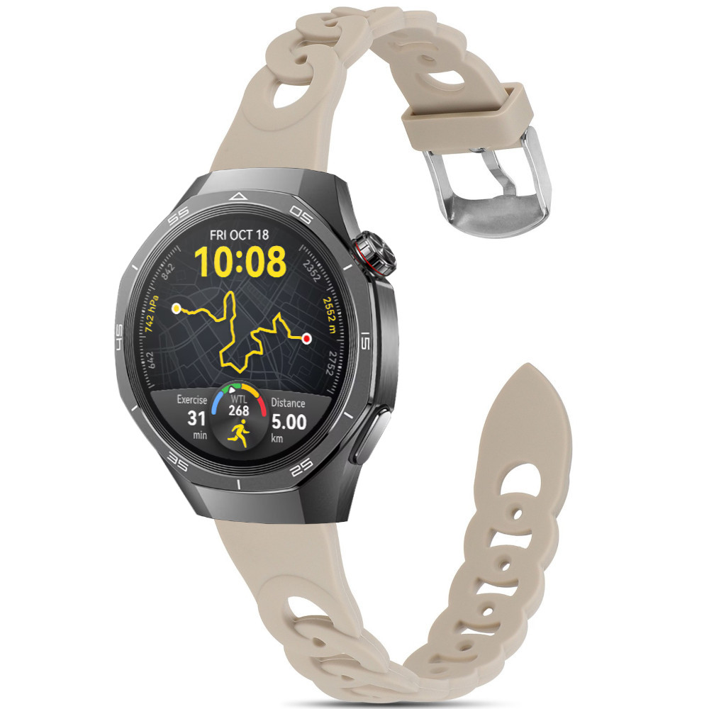 Correa de silicona para Huawei Watch GT 5 - 46mm / GT 5 - 46mm / GT 4 - 46mm / Amazfit GTR 4 / Bip 5 / Garmin Vivoactive 4, Diseño Cadenas Ancho 22mm