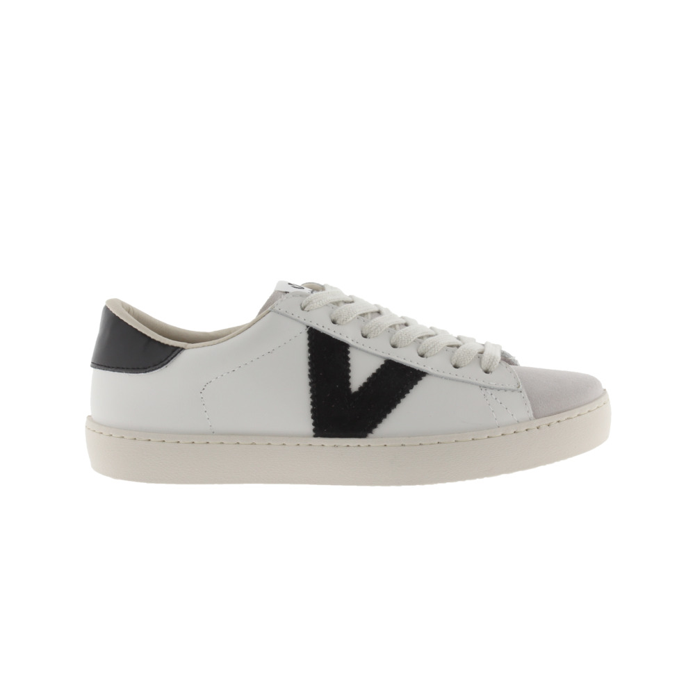Victoria Berlín Zapatillas de piel con piezas de color y puntera de serraje 1126142
