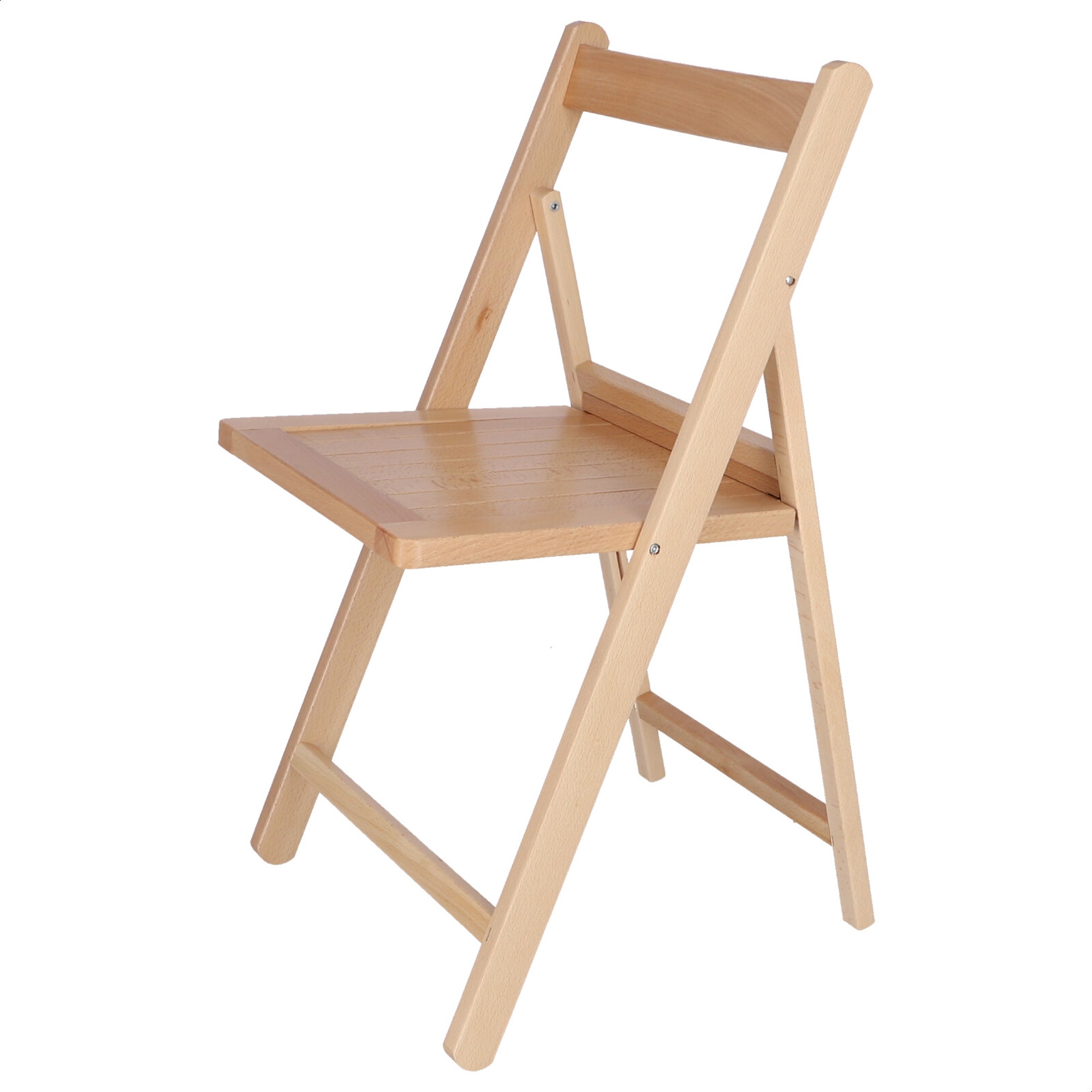 Silla Plegable Norte Barniz de Madera de Haya