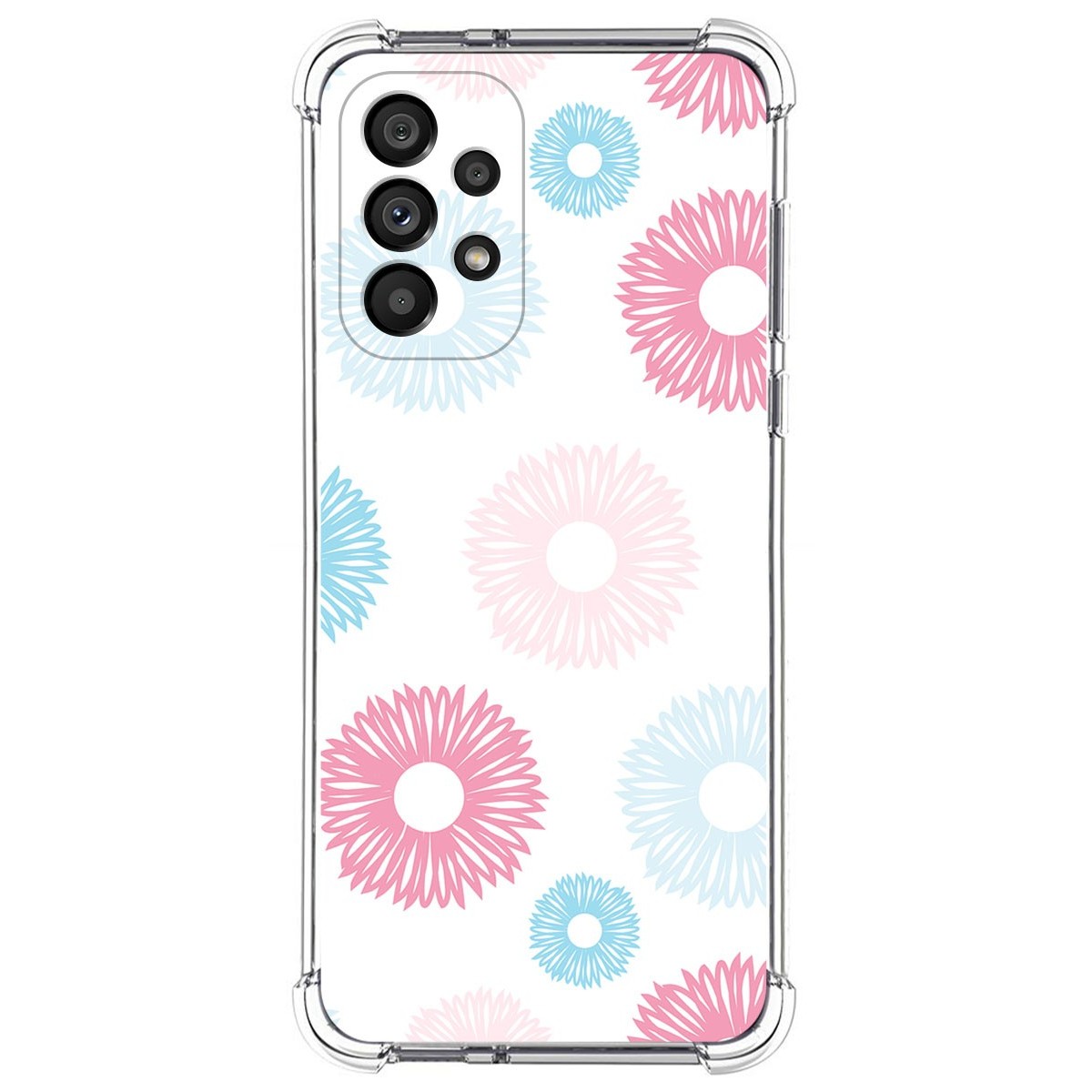 Funda Silicona Antigolpes para Samsung Galaxy A33 5G diseño Flores 06 Dibujos
