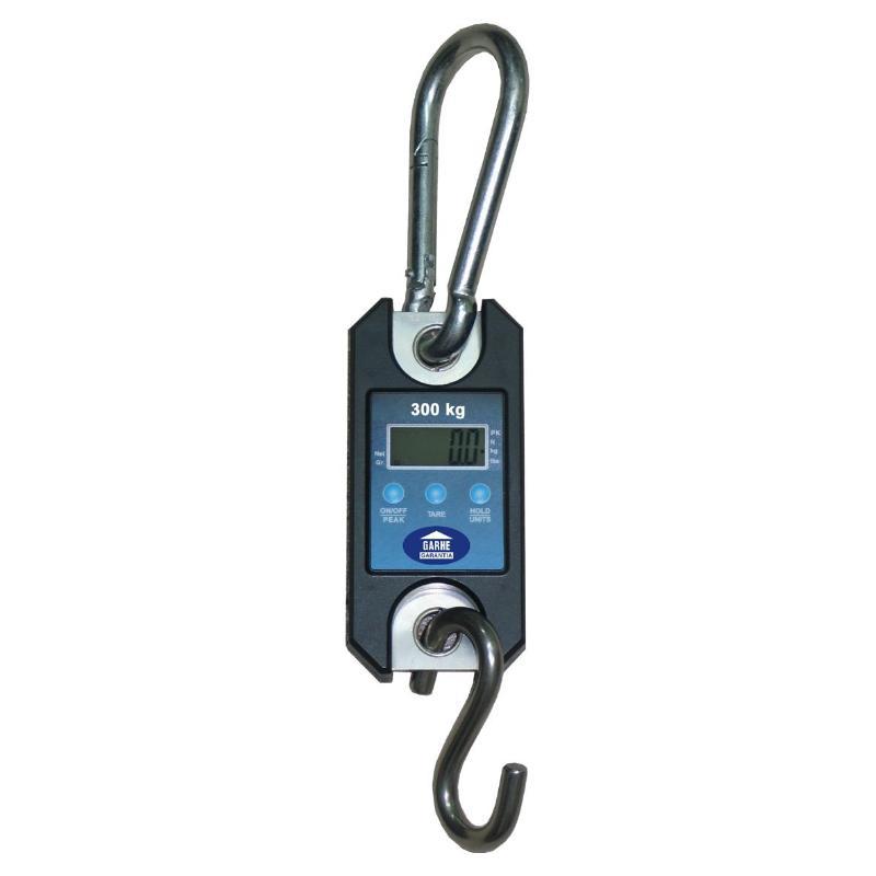 Garhe gancho pesador digital hasta 300 kg con 2 pilas aaa 00968