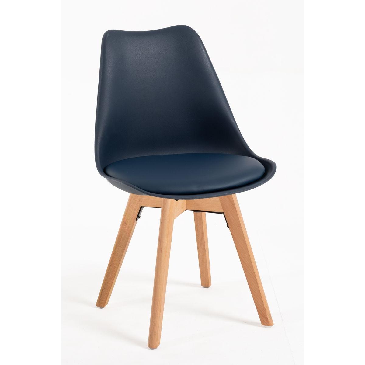 Regalos Miguel - Packs Sillas Comedor - Pack 2 Sillas Synk Basic - Azul oscuro