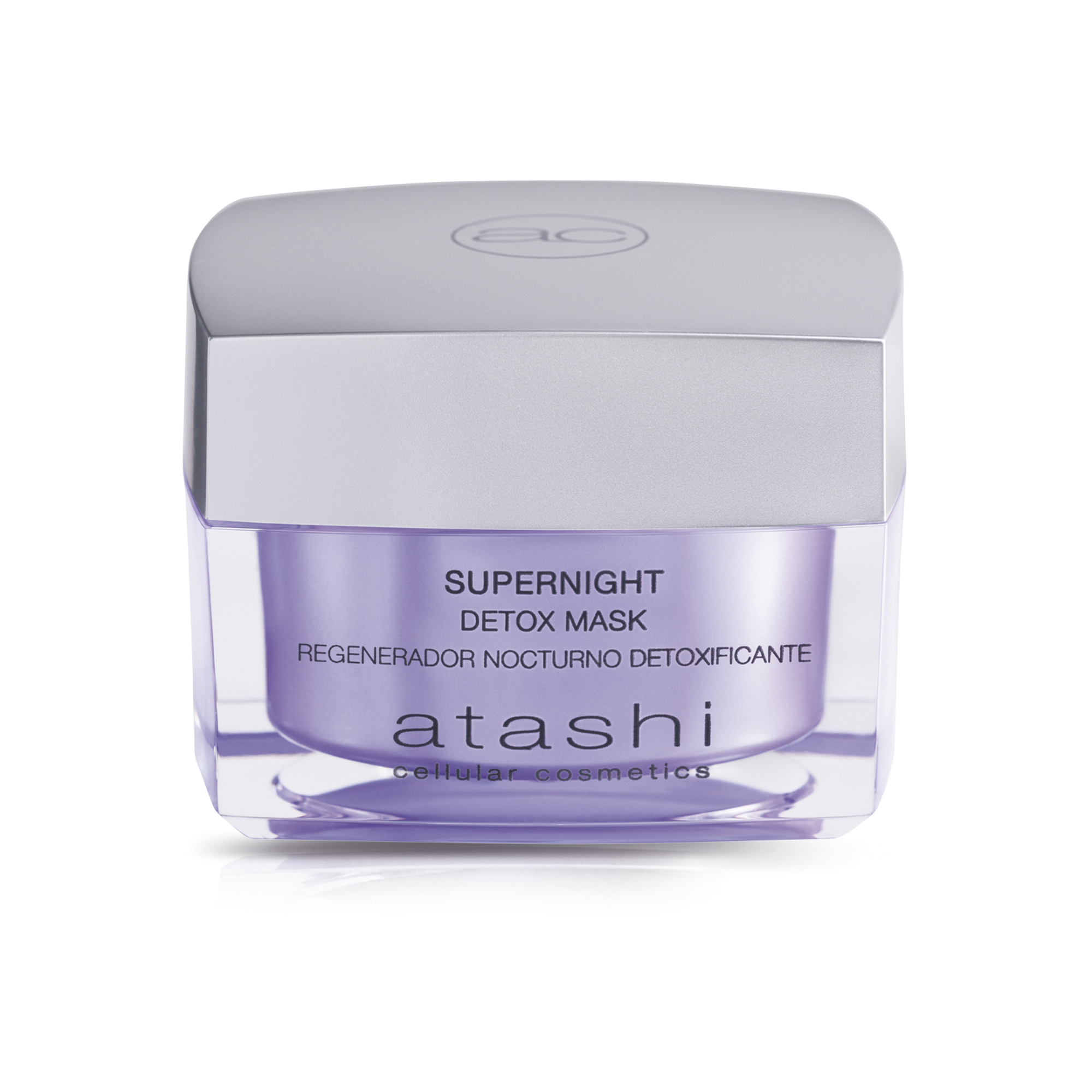 Atashi Supernight - Detox Mask | Purifica, Detoxifica e Hidrata Piel Estresada | Fortalece Barrera Natural | Repara y Protege de Luz Azul | Ácido Hialurónico | Niacinamida - 50ml