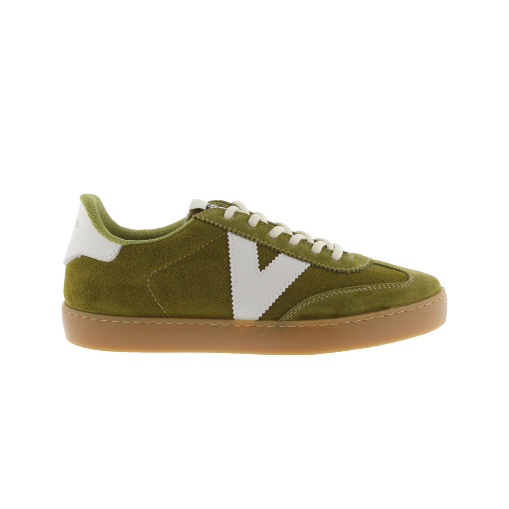 Victoria Berlín Ciclista Zapatillas de serraje con piezas en contraste y suela caramelo 1126218