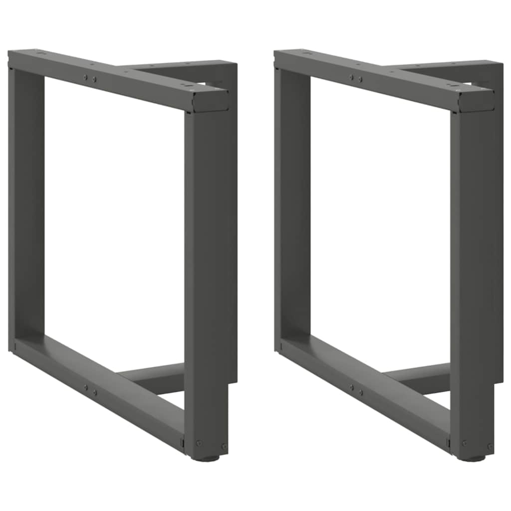 vidaXL Patas para mesa de comedor en forma de T (2 unidades) 100 x 35 x (72-73) cm, acero