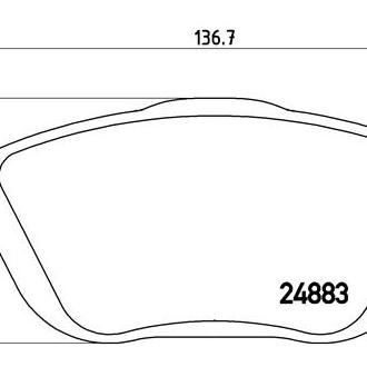 Juego de pastillas de freno P 61 103 BREMBO