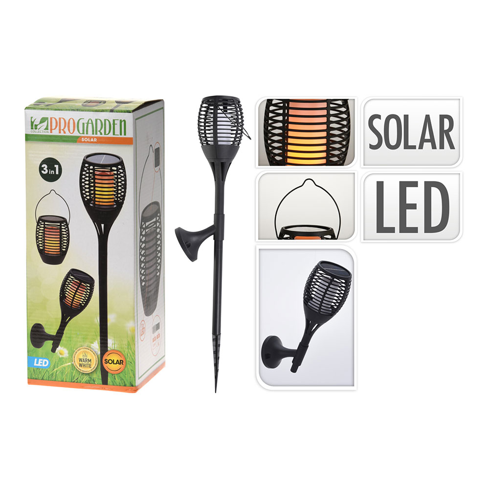 Antorcha solar led multiposición