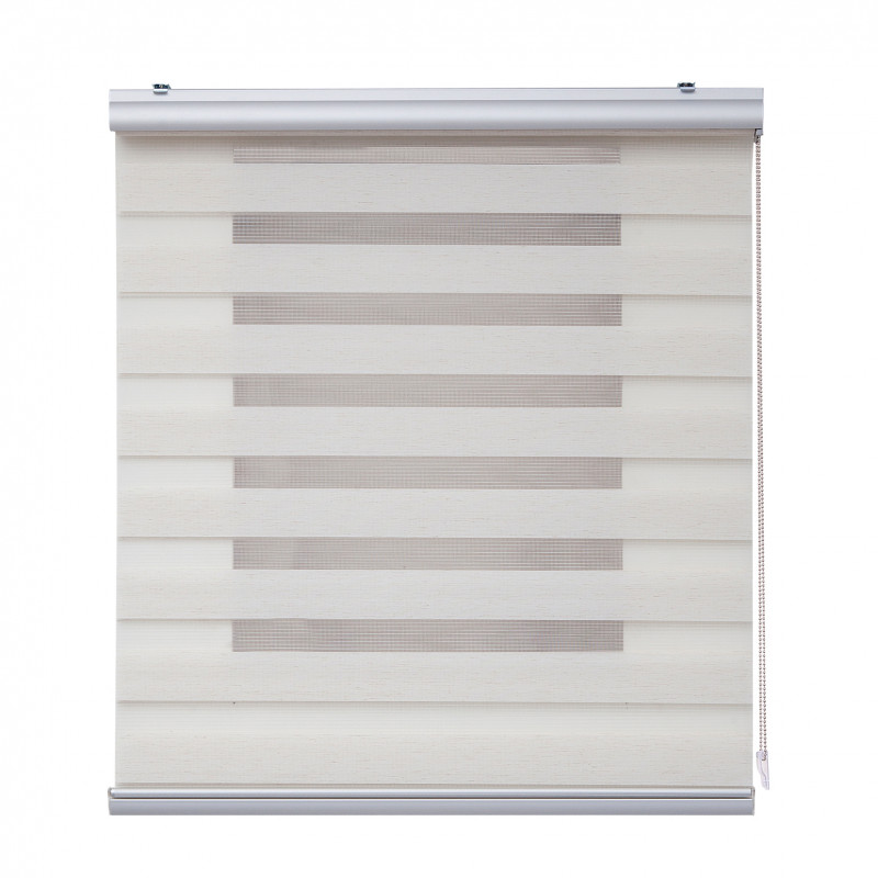 STORESDECO Estor Enrollable Noche y Día Plus con Acabados de Aluminio Premium. Estor enrollable con Doble Tejido para Ventanas y Puertas. Estores de Alta Calidad