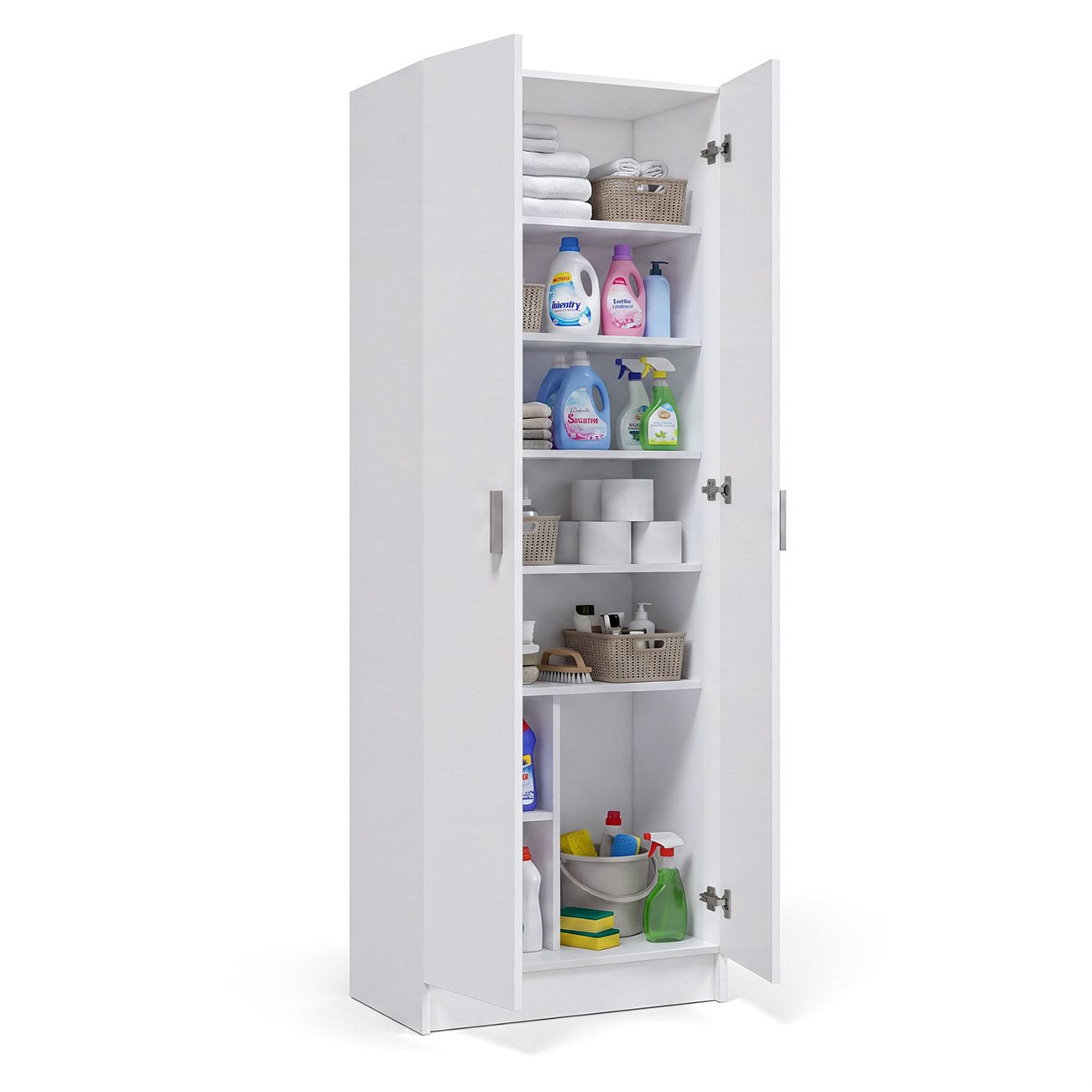 duehome - Armario de 2 puertas 60x180 cm Multi Useful