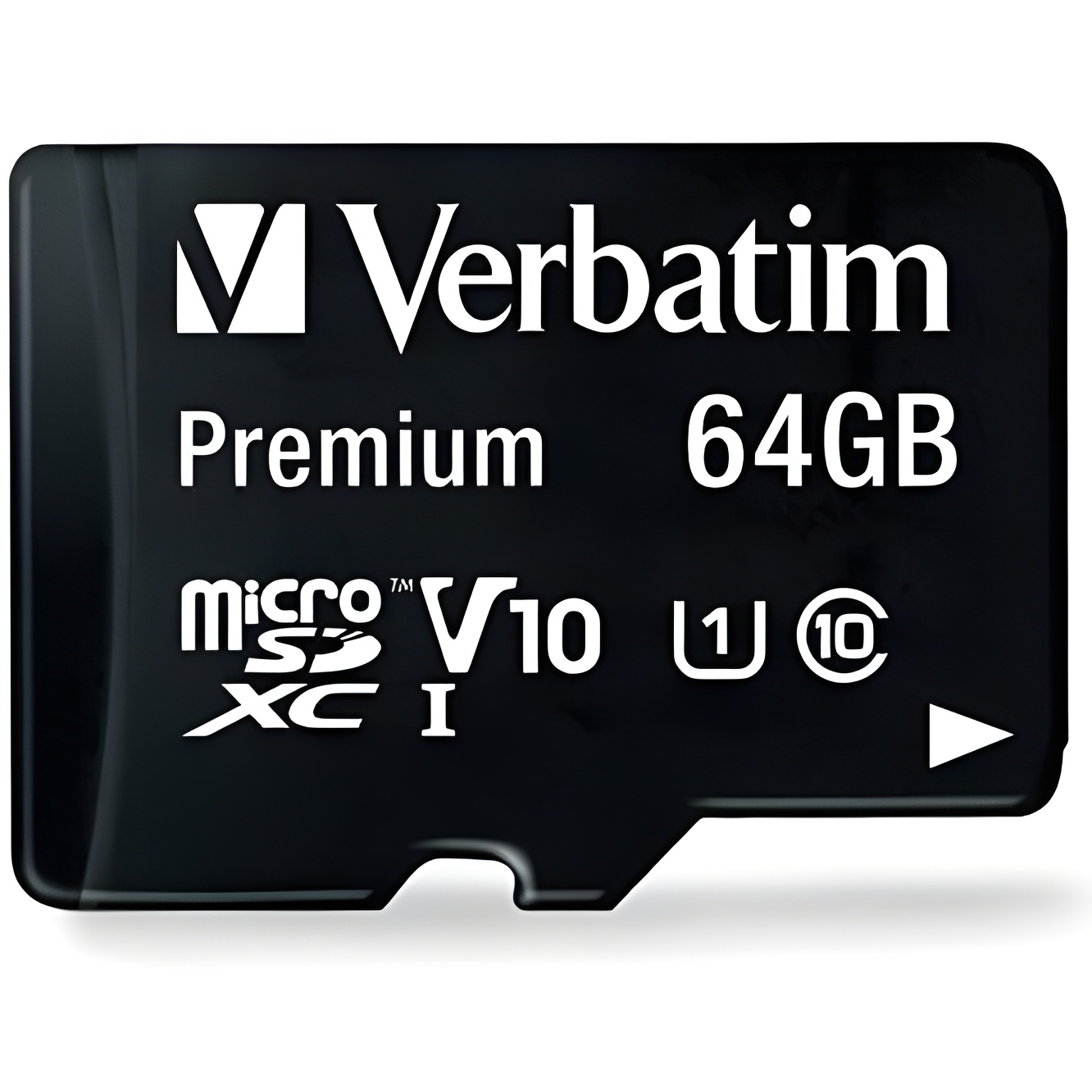 Verbatim microsdxc memory card 64 gb class 10 uhs-1, black