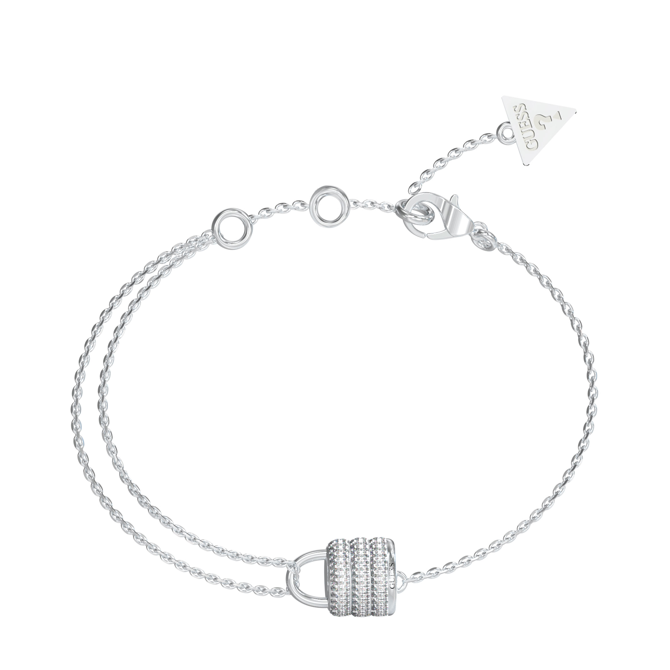 Guess Pulsera de acero JUBB05418JWRHS , para Mujer