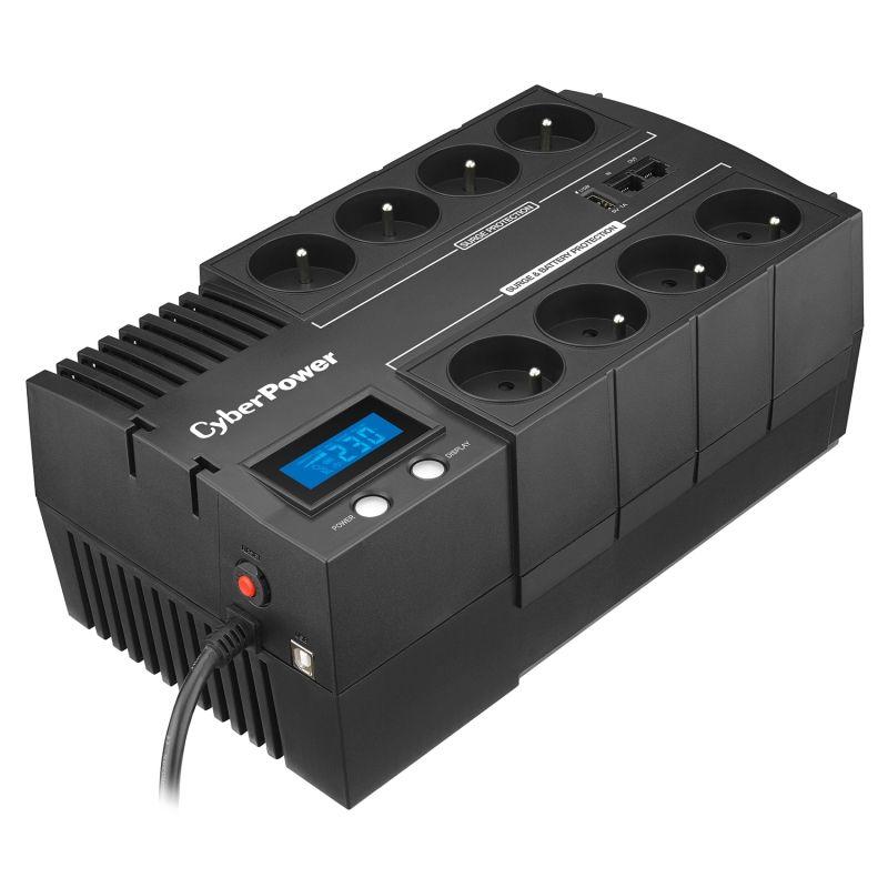 CyberPower BR700ELCD sistema de alimentación ininterrumpida (UPS) Línea interactiva 0,7 kVA 420 W 8 salidas AC