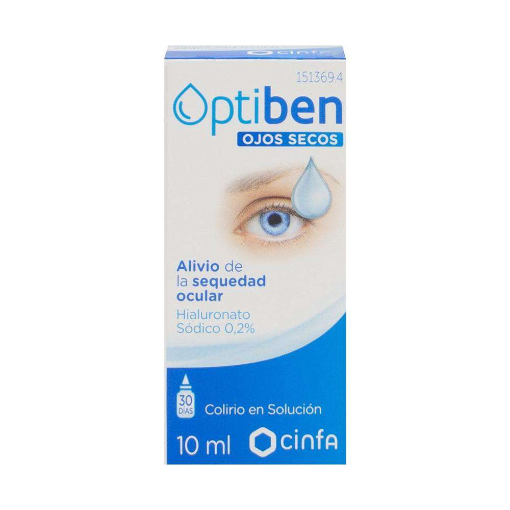 OPTIBEN - Optiben - Gotas para Sequedad Ocular - Fórmula Suave - Alivio Inmediato